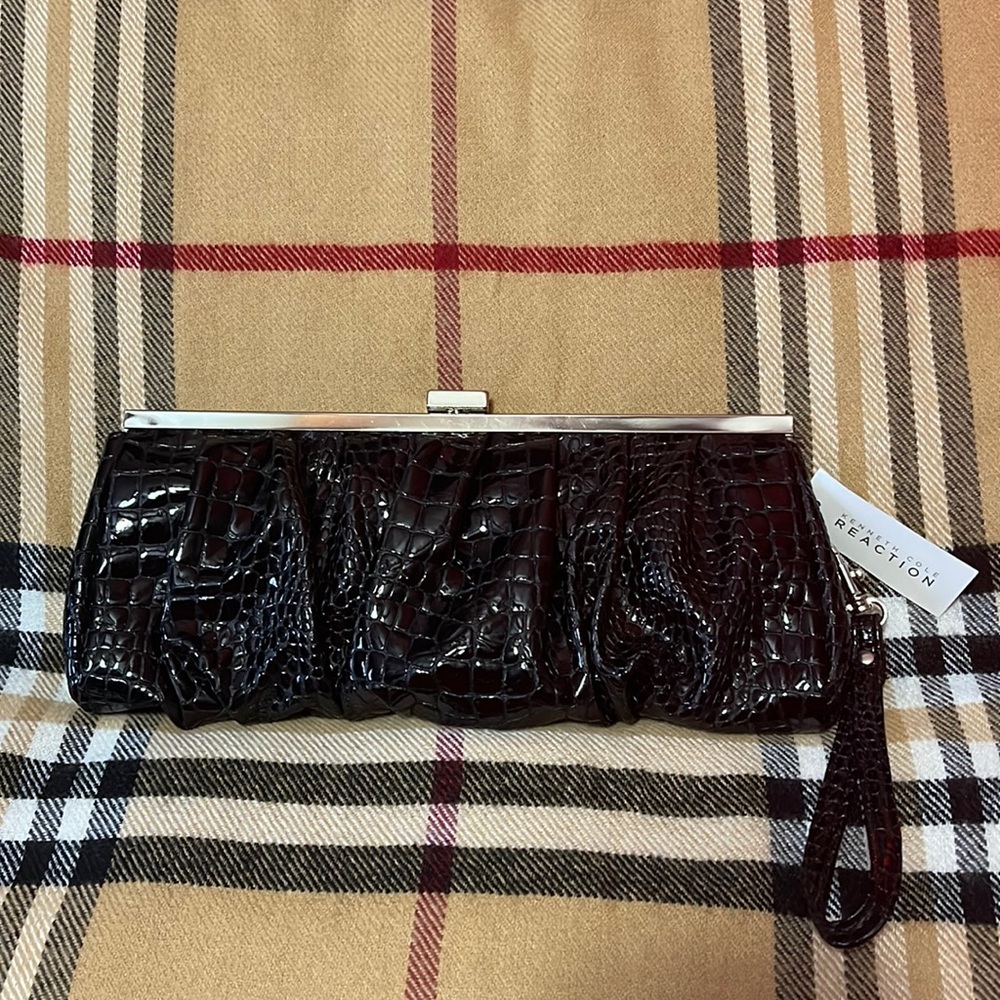 COPY - Reaction Kenneth Cole Black Wristlet/Clutch New